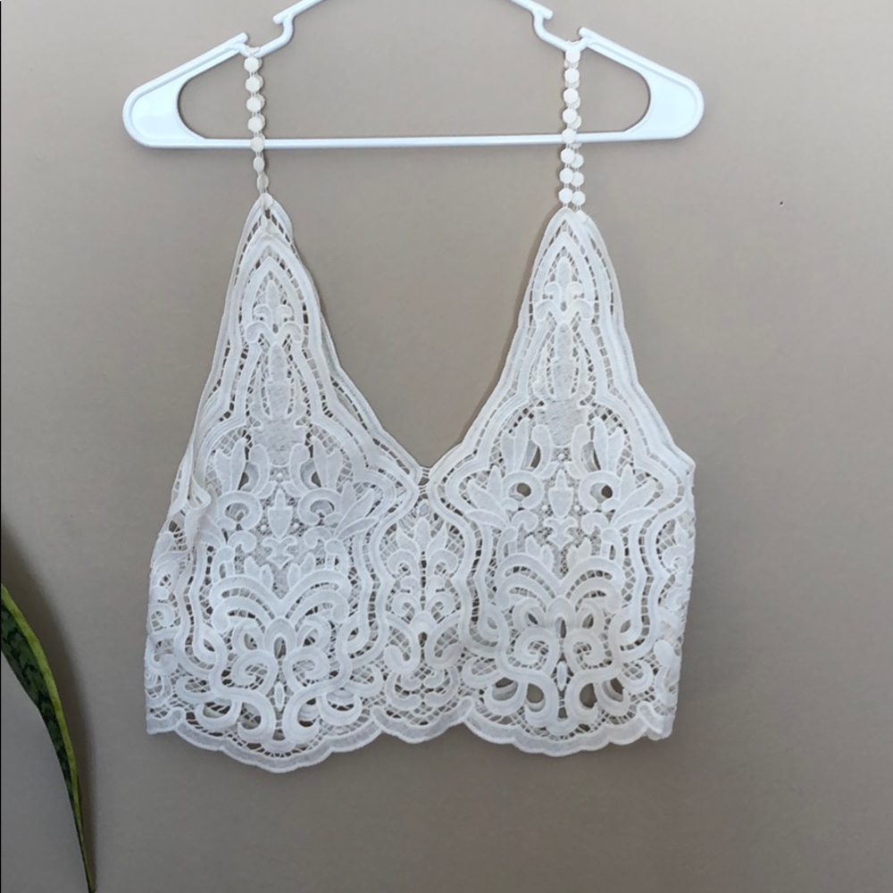 Crochet lace top